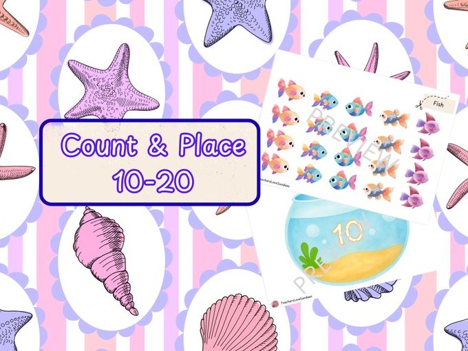 Count & Place Fish (10-20)