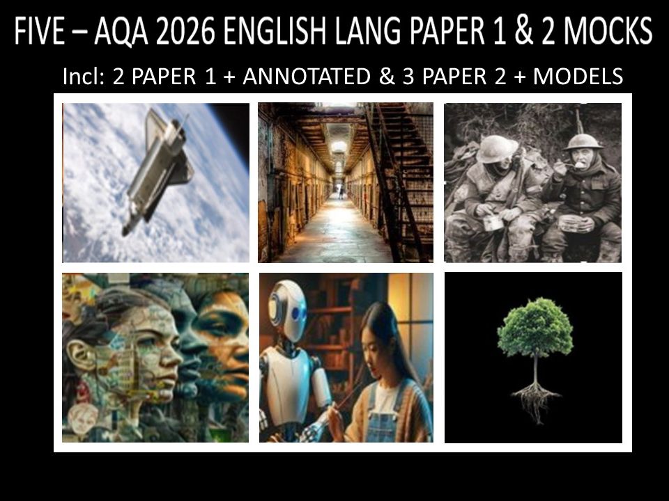 FIVE - AQA PAPER 1 & 2 | 2026 FULL MOCKS | ANNOTATED | MODELS
