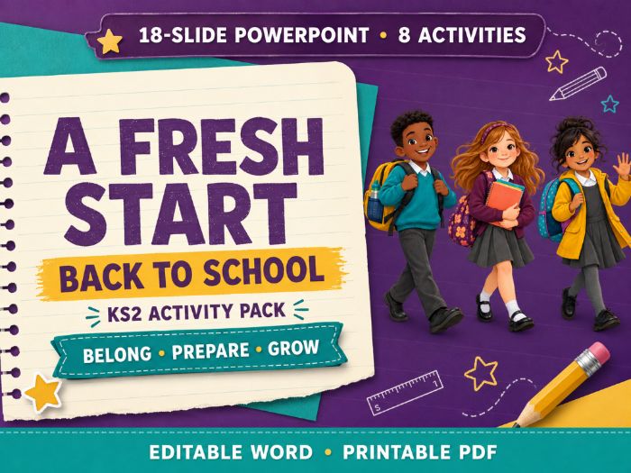 Back to School KS2 Activity Pack & PowerPoint
