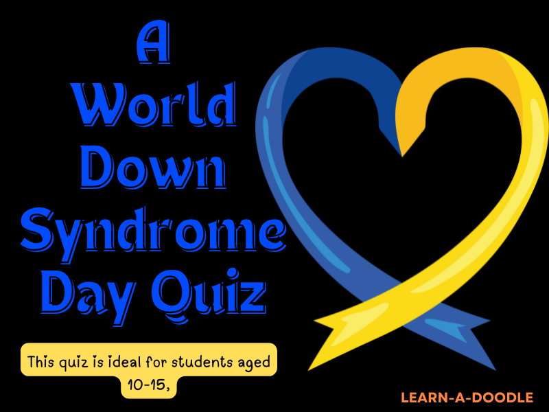 Support & Understanding: A World Down Syndrome Day Quiz, Printable Pages!