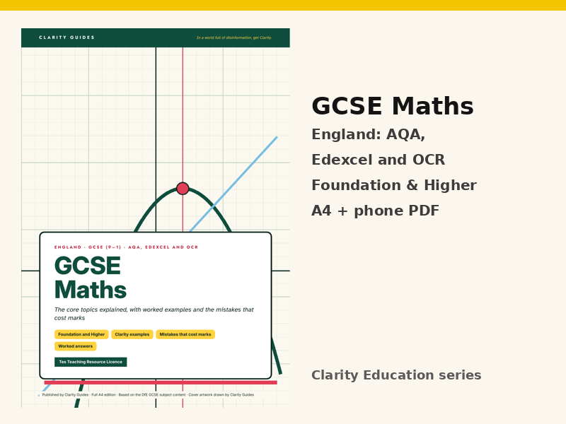 GCSE Maths Revision Guide (England, 9–1): AQA, Edexcel & OCR, Foundation and Higher