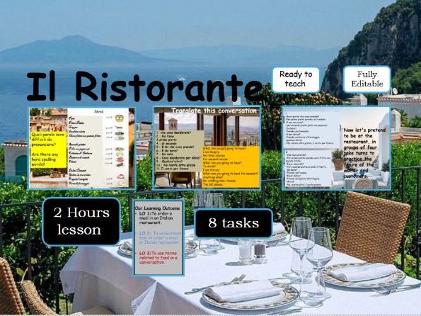 Italian A1 Eating out at the Restaurant