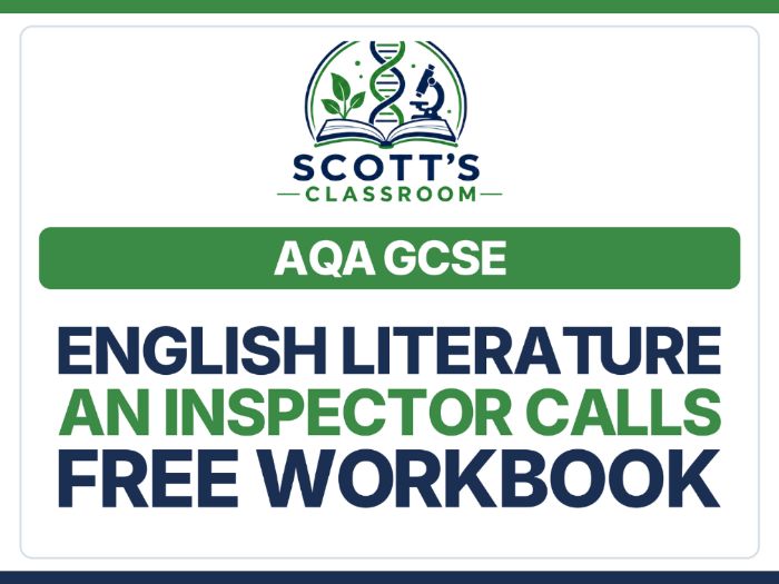FREE An Inspector Calls AQA GCSE Workbook