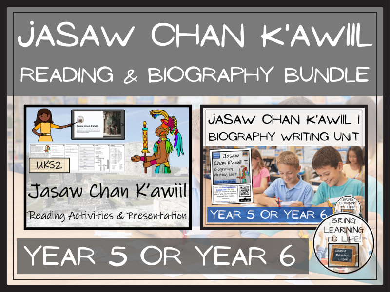 Jasaw Chan K'awiil I Reading Comprehension & Biography Bundle | UKS2