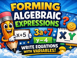 Forming algebraic expressions Full lesson