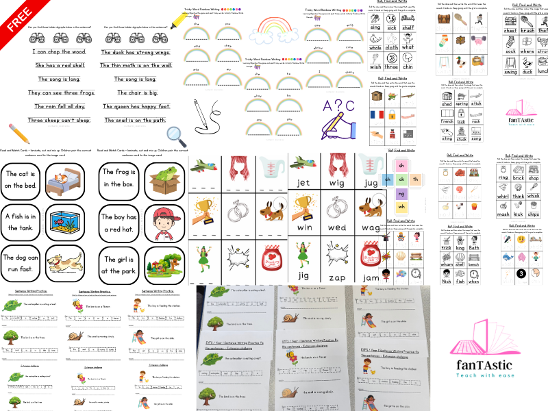Phonics Activity Bundle | Phase 2 & Phase 3 Phonics Games, Worksheets & Flashcards | SEND & Intervention Pack