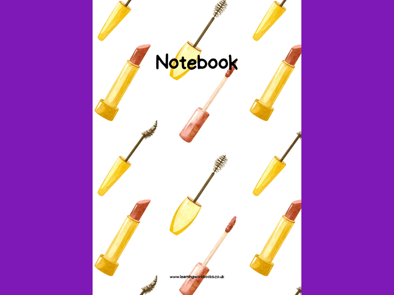 Makeup A4 Lined Notebook 4