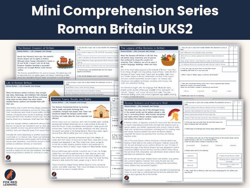 Mini Comprehension Series: Roman Britain Y5 Y6