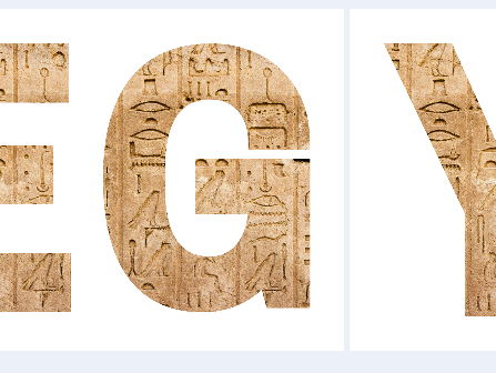 Ancient Egypt / Egyptians Display Letters History Topic