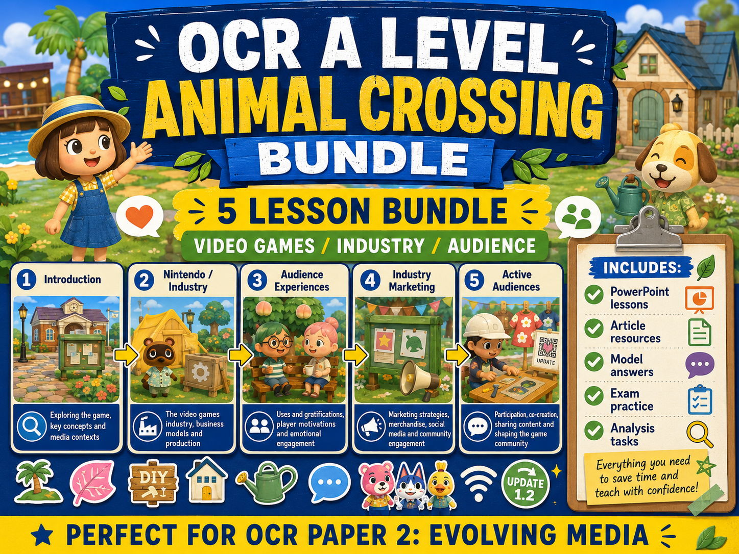 OCR A Level Animal Crossing Bundle