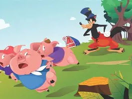 Home Schooling Resource: FRENCH "LES TROIS PETITS COCHONS"