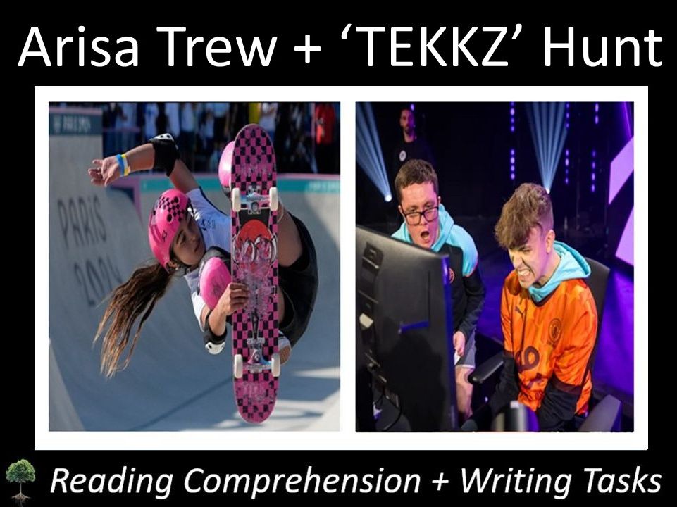 ARISA TREW + 'TEKKZ' Hunt: 2 Reading Comprehension + Speech Writing Resources