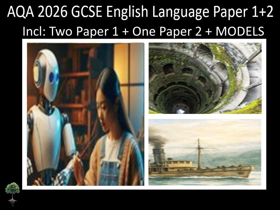 Three AQA 2026 GCSE English Language Paper 1 & 2 Mocks | Models
