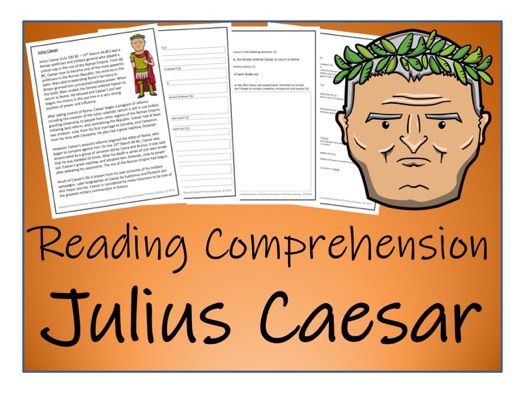 UKS2 History - Julius Caesar Reading Comprehension Activity | Teaching