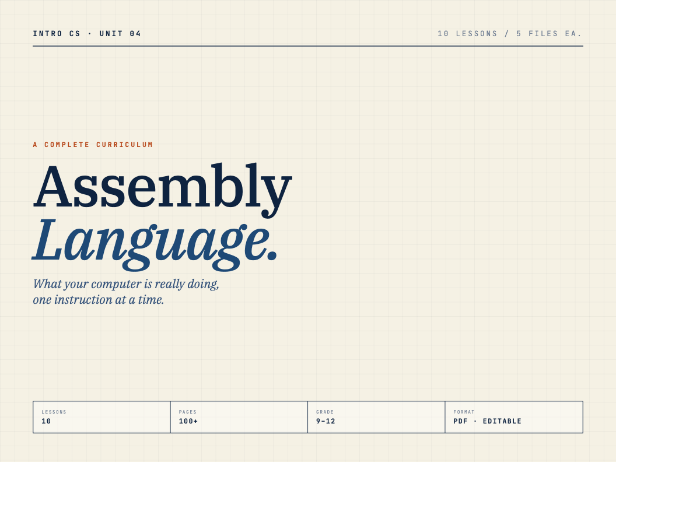 Intro To Assembley Language