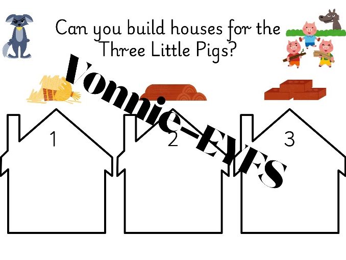 Three Little Pigs activity