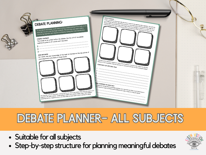 A' Level Debate Planner – Structured Debates for Any Subject