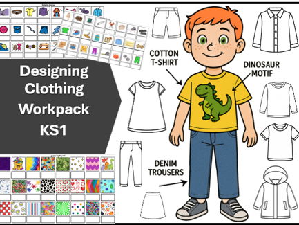 Designing Clothes Project Pack for KS1