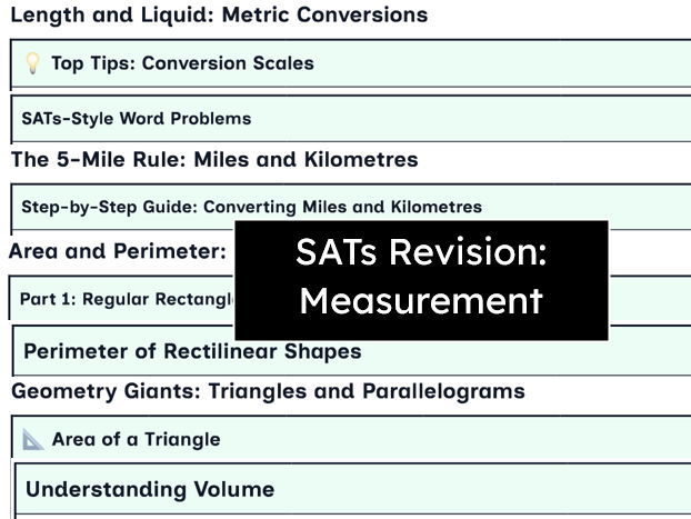 SATs Revision: Measurement