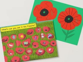 Poppy CVC writing and fine motor pattern work
