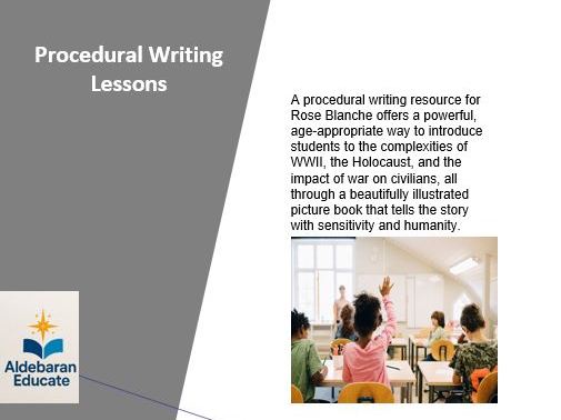WW2 Guided Reading and Procedural Writing Lesson pack - Rose Blanche