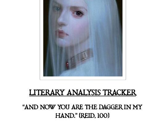 Lady Macbeth by Ava Reid - Intertextuality and Analysis Tracker