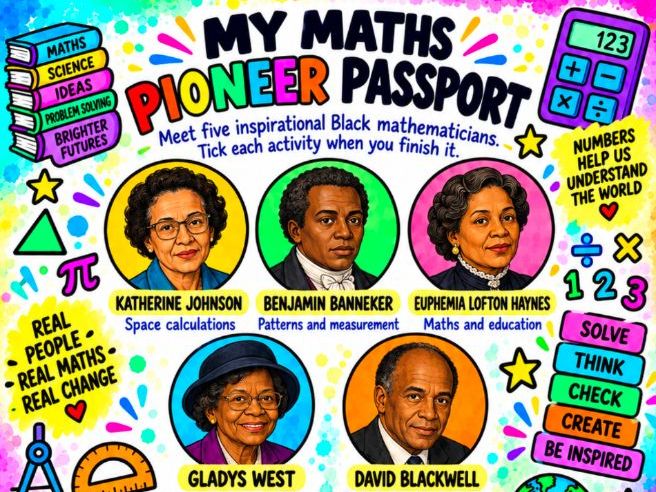 Black History Month Maths Workbook – 12-Page A4 Printable