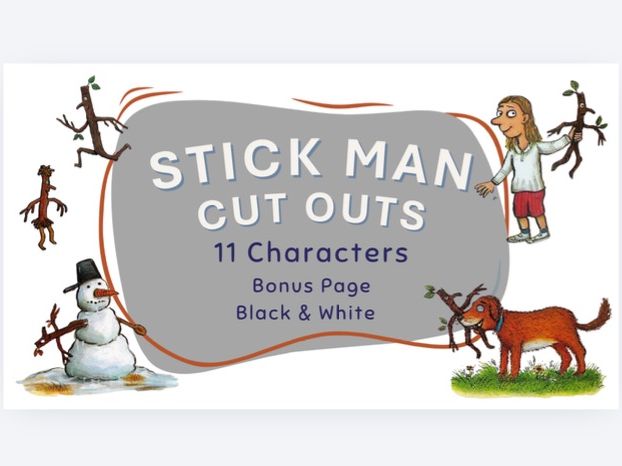 Stick Man Characters Cut Out