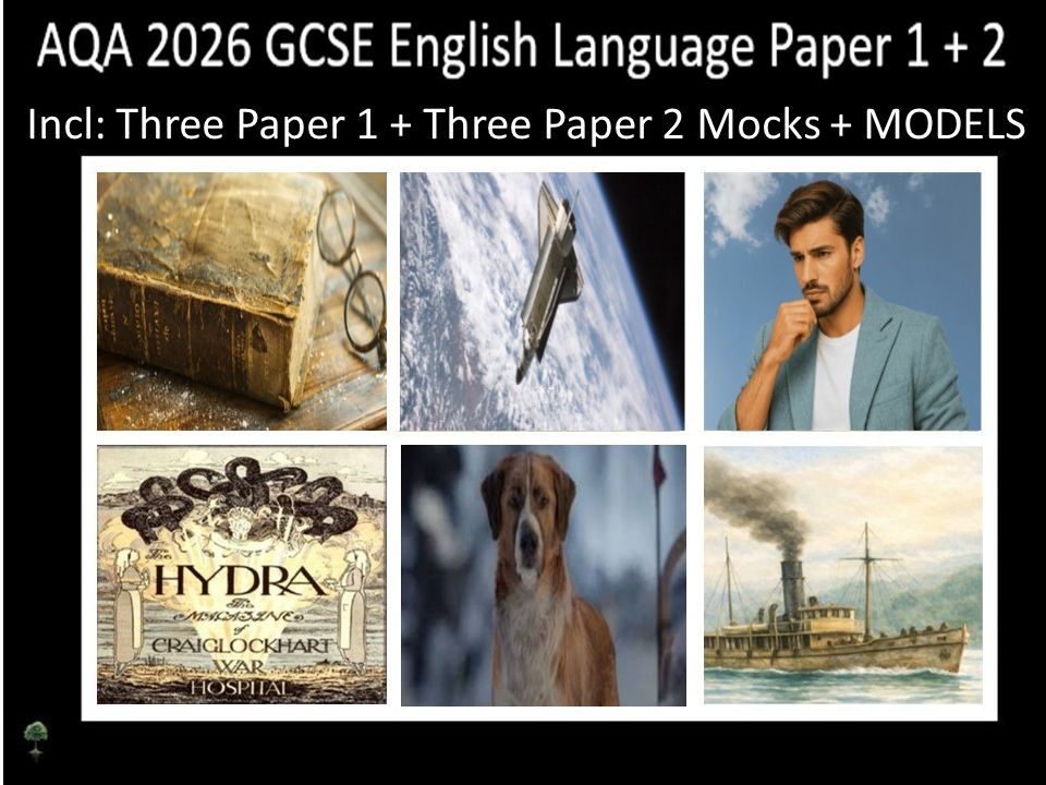 Six AQA 2026 GCSE English Language Paper 1 & 2 Mocks | Models