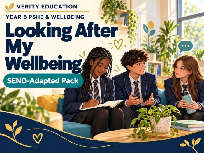 Year 8 PSHE & Wellbeing: Looking After My Wellbeing — SEND-Adapted Pack