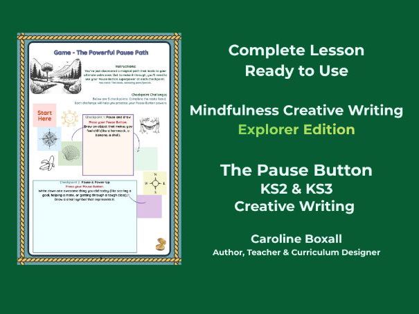 Mindfulness Writing: The Pause Button