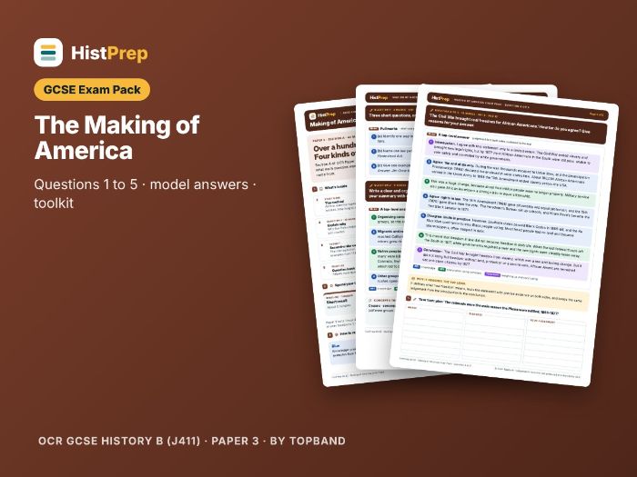 Making of America Exam Pack (OCR)