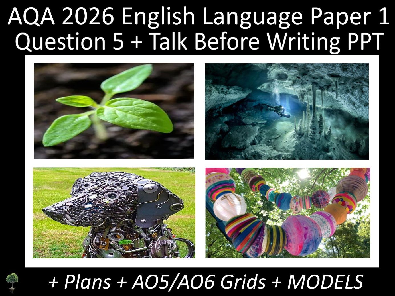 Four Question 5 - AQA 2026 English Language Paper 1| Oracy, Plans, AO Grids, Models + PPT