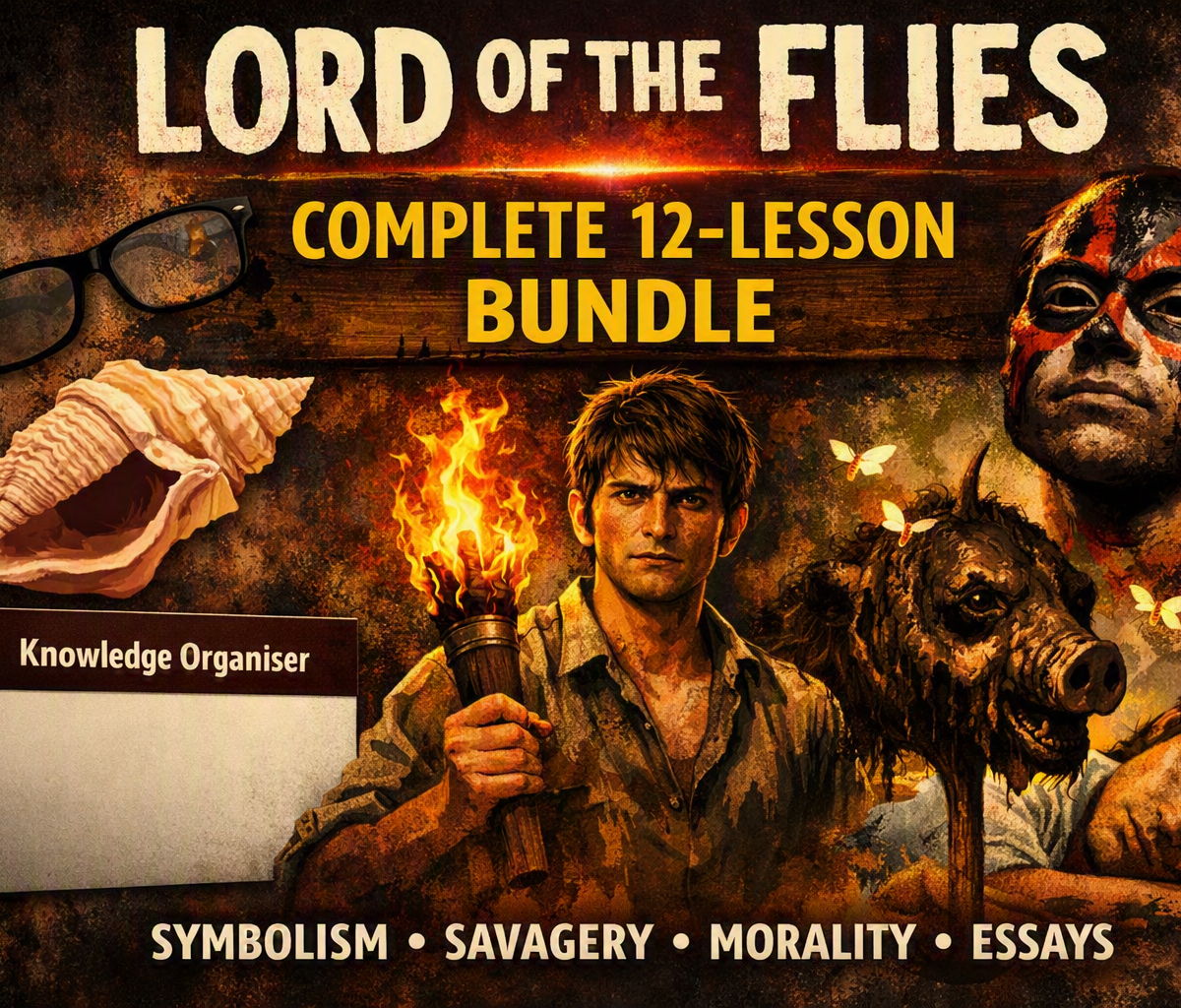 Lord of the Flies – Complete 12‑Lesson Scheme + Knowledge Organiser