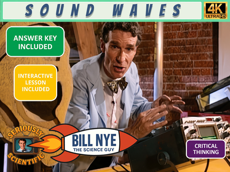 Bill Nye Sound Worksheet with Answer Key FREE | 4K Full Episode