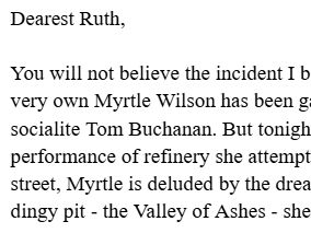 Mrs Mckee Recast The Great Gatsby