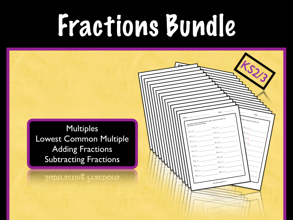Adding And Subtracting Fractions Teaching Resources