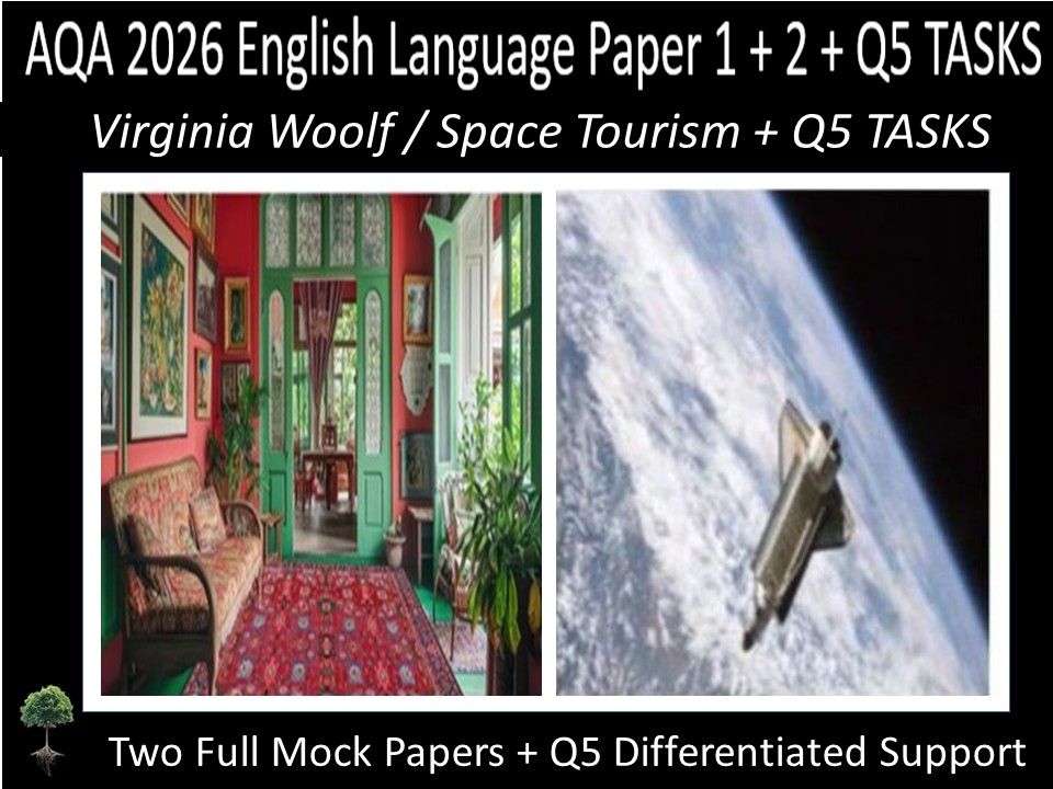 Two AQA 2026 English Language Paper 1 + 2 Mock | Q5 DIFFERENTIATED SUPPORT