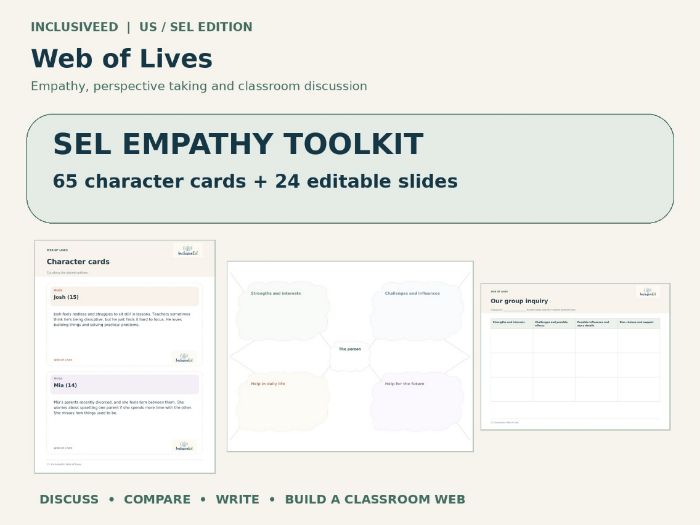Web of Lives: SEL Empathy Activities - US