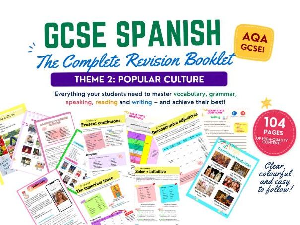 AQA GCSE Spanish – New Specification, Theme 2: Popular culture