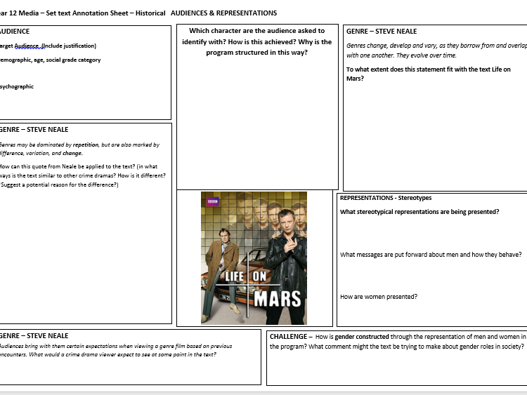 Life On Mars - Annotation Resource