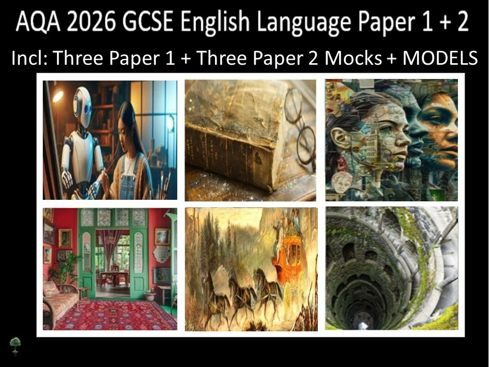 Six AQA 2026 GCSE English Language Paper 1 & 2 Mocks | Models