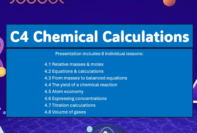 C4 Chemical Calculations