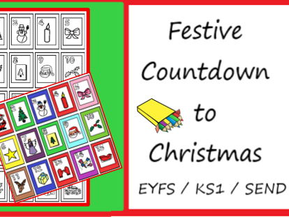 Festive Countdown with Symbols