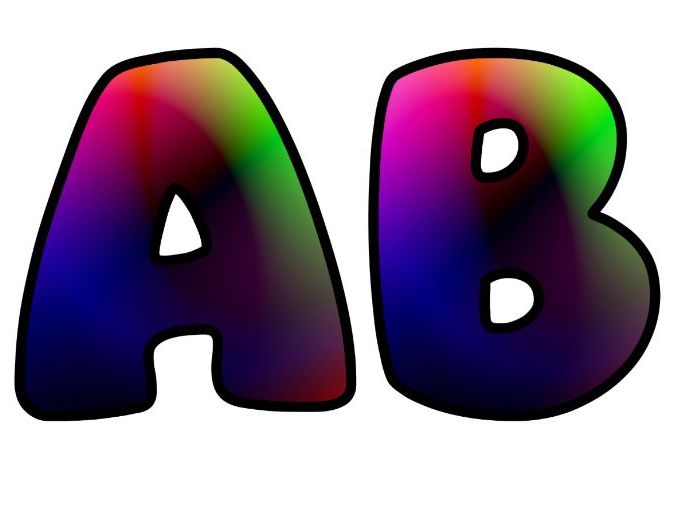 Dark Color Wash Hues Lettering Set | Classroom Display | Upper & Lowercase, 0-9 and Signs