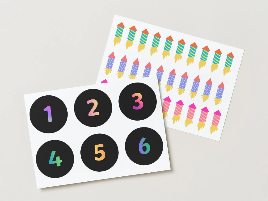 Counting to 10 - Fireworks