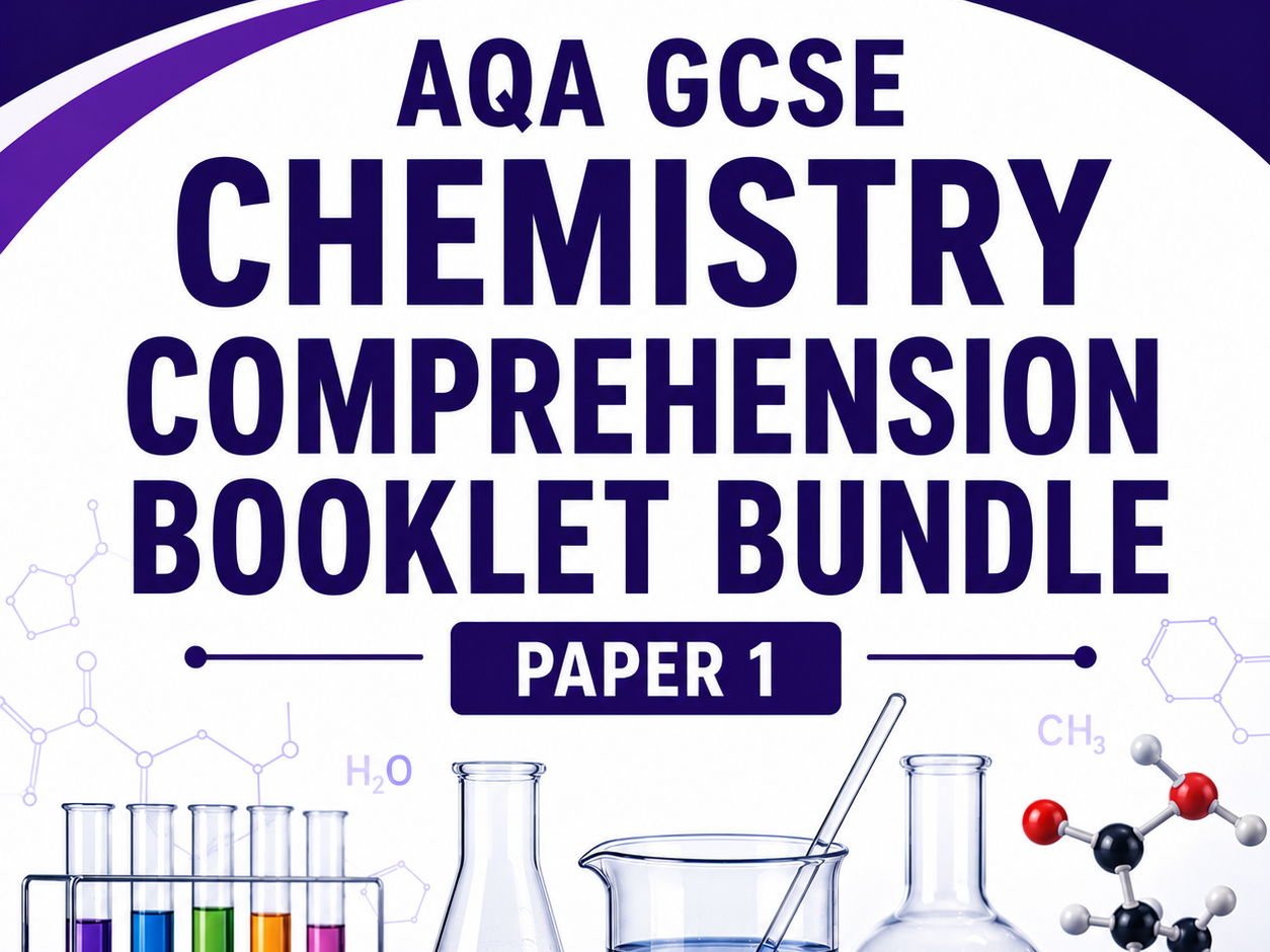 AQA Chemistry Paper 1 Comprehension Booklets Bundle