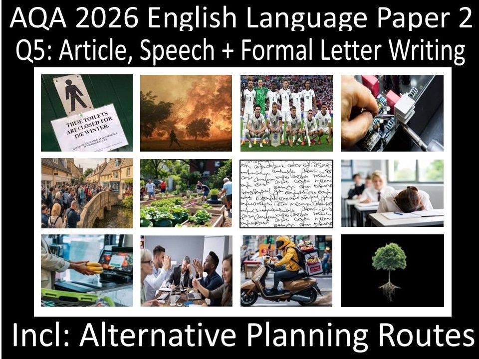 Eleven Question 5: AQA 2026 English Language Paper 2 | Speech, Article + Formal Letter