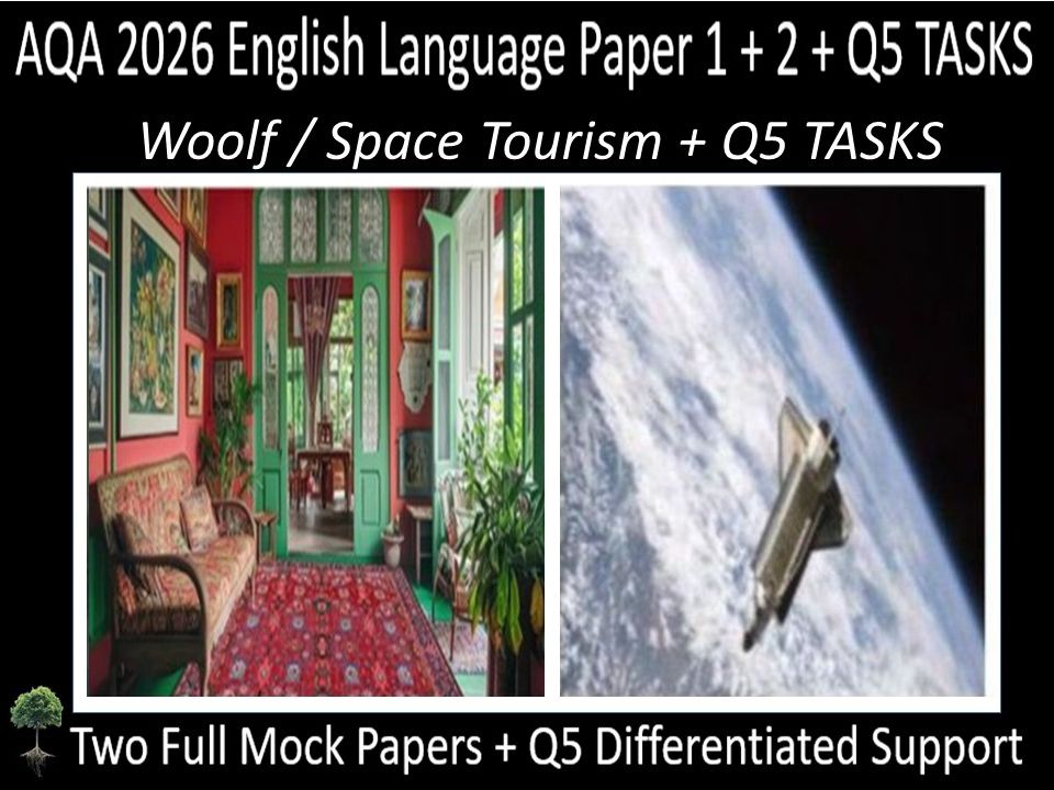 Two AQA 2026 English Language Paper 1 + 2 Mock | Q5 DIFFERENTIATED SUPPORT