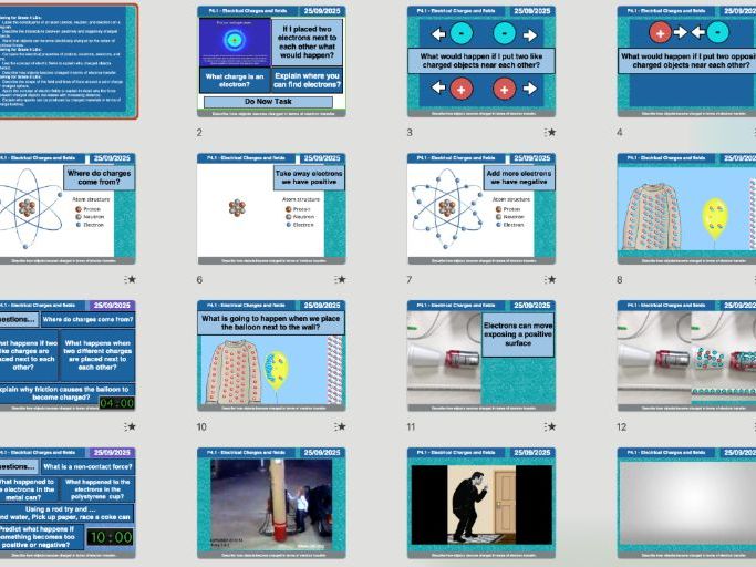 AQA Physics P4.1 – Electric Charge and Current (Updated 2025 | Free Sample Lesson + Worksheet + AI F